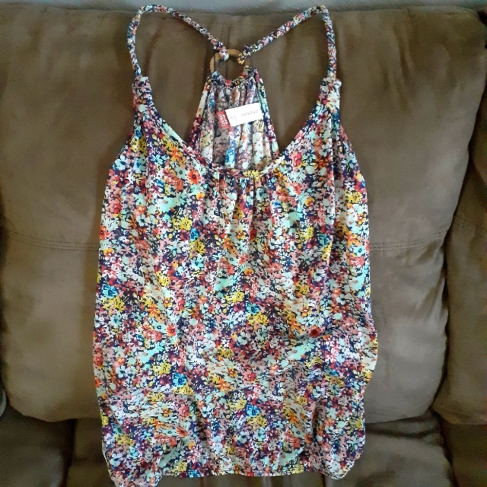 No Boundaries Floral Tank Top